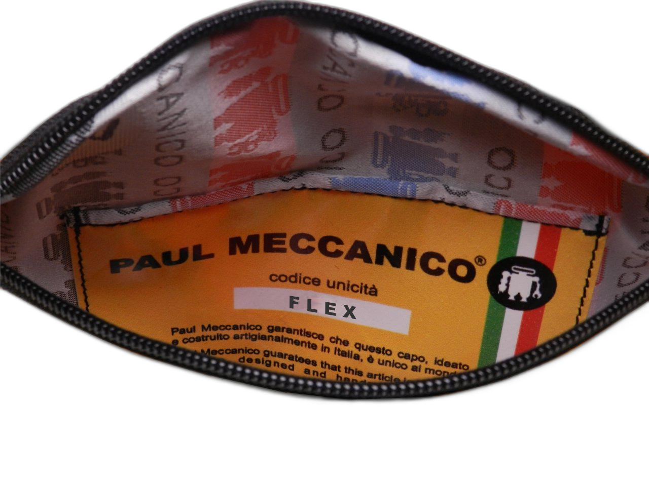 HIP BAG GREEN, WHITE AND BLACK COLOURS MADE OF LORRY TARPAULIN FLEX MODEL. - Limited Edition Paul Meccanico